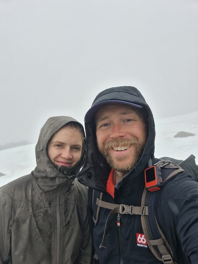 Manchmal Gletscherblick, manchmal nicht, Norwegen