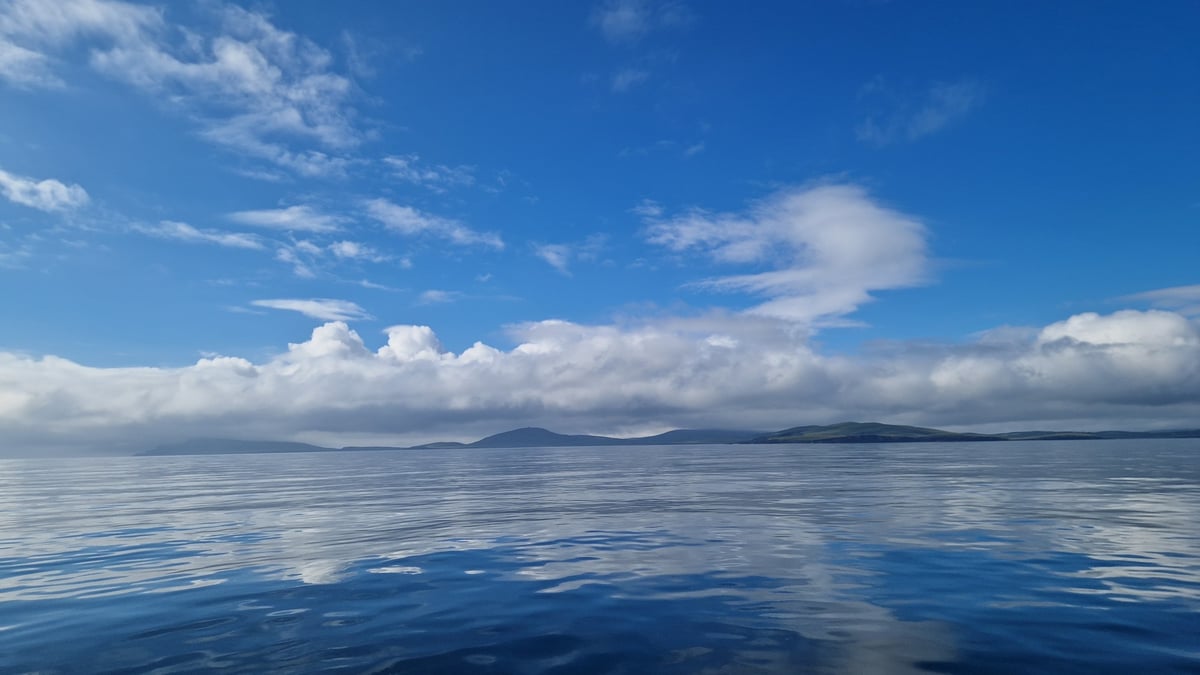 First major passage, landed in Lerwick, Scotland