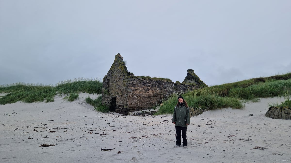 Making friends in Orkney, Scotland