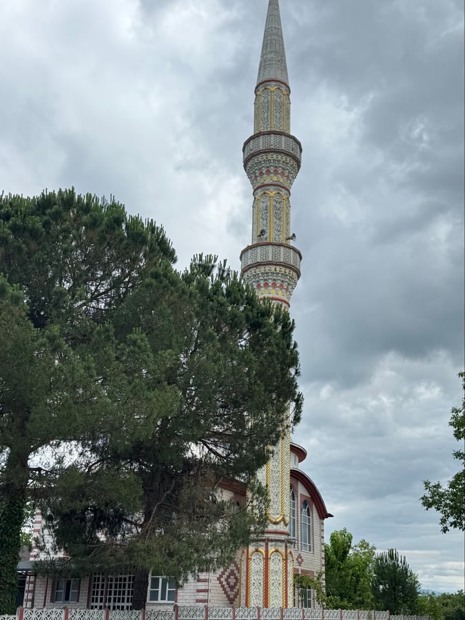 Ornate village mosque, Türkiye