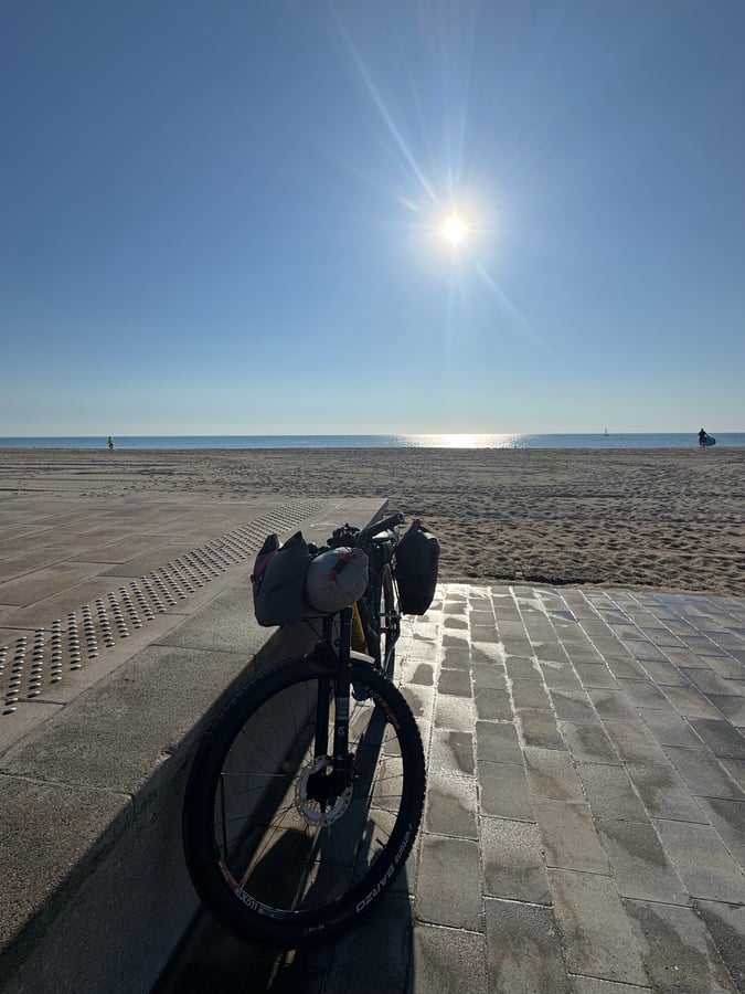 Start at the Mediterranean Sea, France
