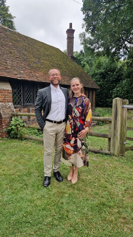 A&F's wedding in England, England