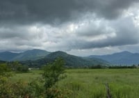 Heading into the hills, Georgia