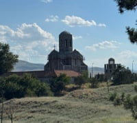 Monastery 2 km from the georgia border, Georgia
