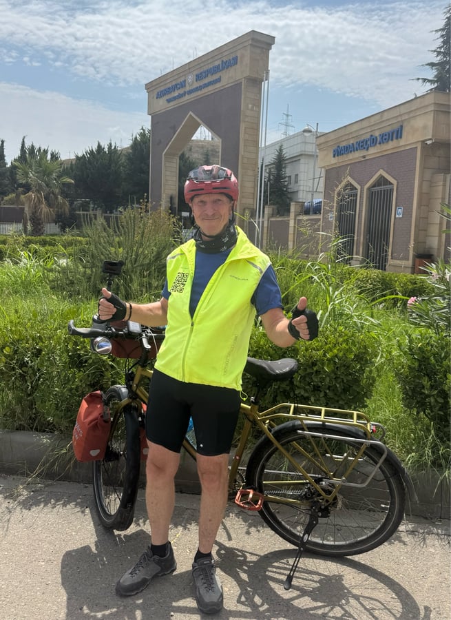 At the ‘Red Bridge’ Azerbaijan border, Azerbaijan
