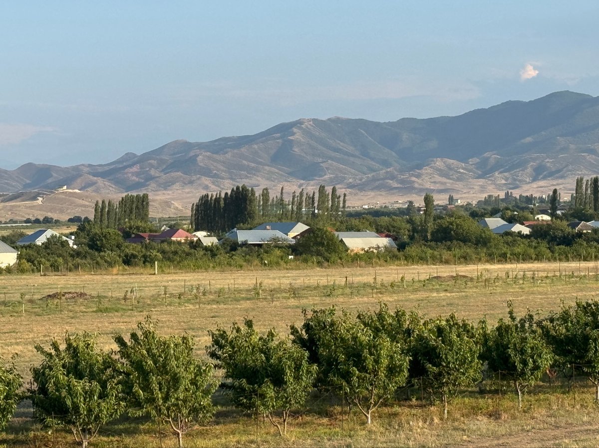 Heading to Ganja Azerbaijan in the heat, Azerbaijan