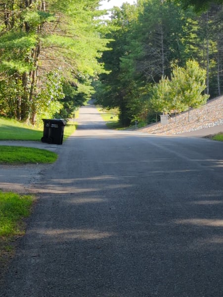 Downhill to ballfield, Verenigde Staten
