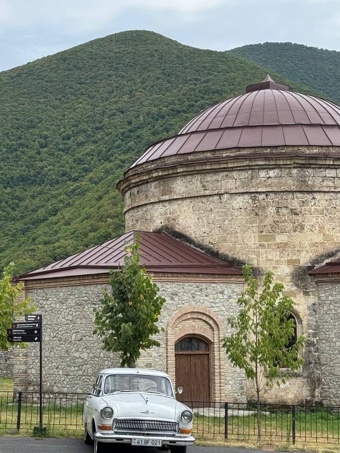 Palast und Festung des Shski Khan - Sheki, Aserbaidschan
