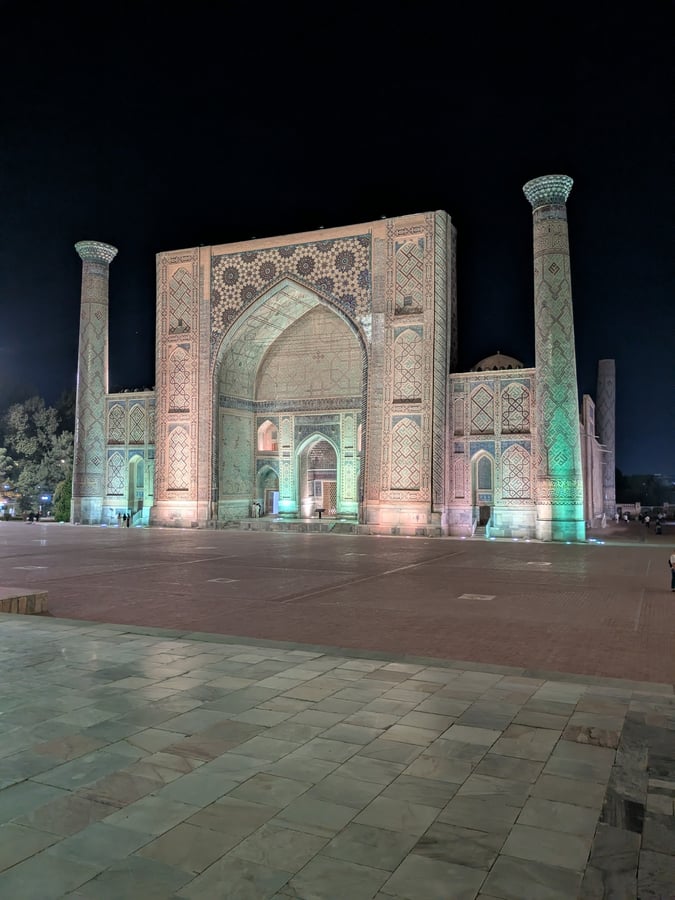 Night Registan, Uzbekistan