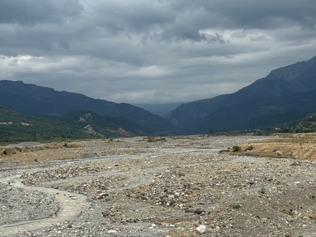 One of the big mountain river crossings, Azerbaijan