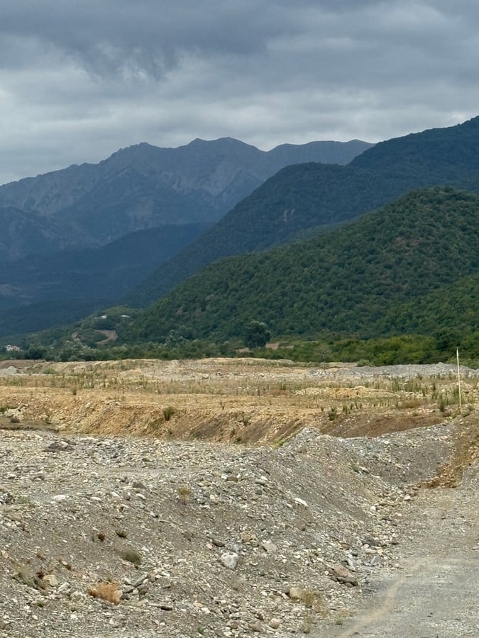 One of the big mountain river crossings, Azerbaijan