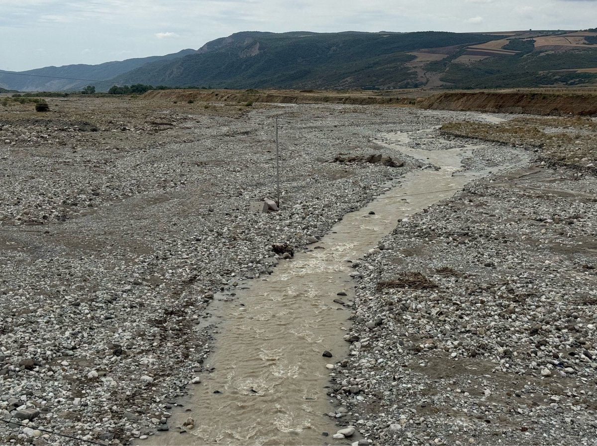 One of the big mountain river crossings, Azerbaijan