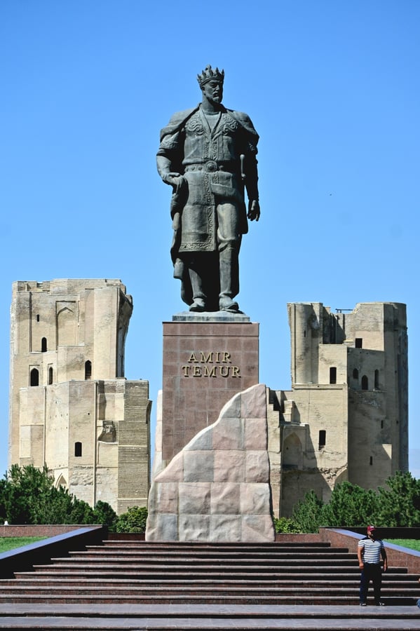 Statue de Tamerlan, Uzbekistan