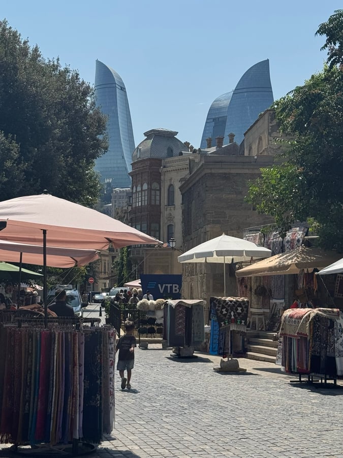 Ending Stage 16 in BAKU Azerbaijan, Aserbaidschan