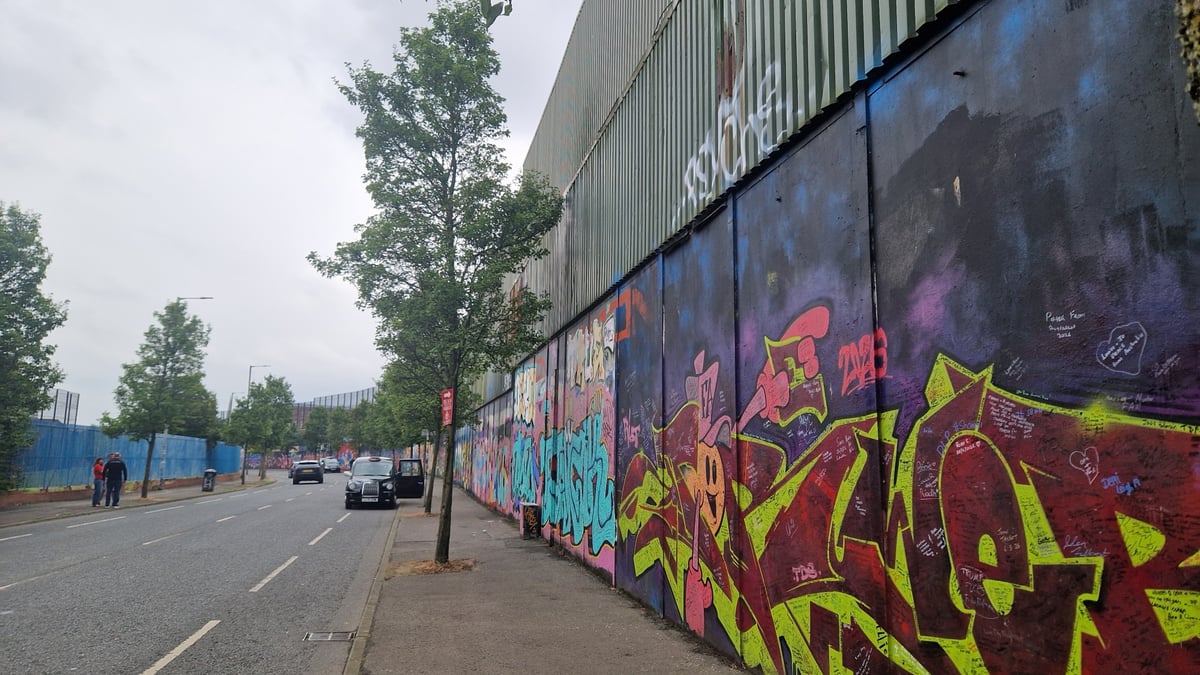 A moving day in Belfast, Northern Ireland