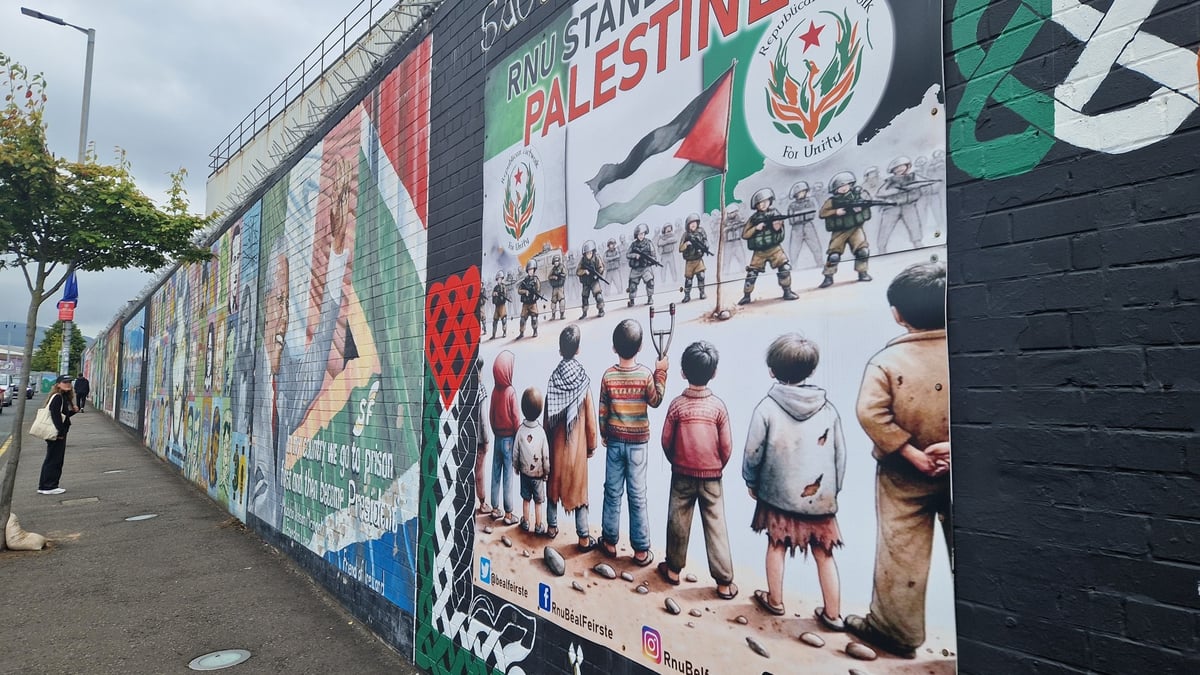 A moving day in Belfast, Northern Ireland