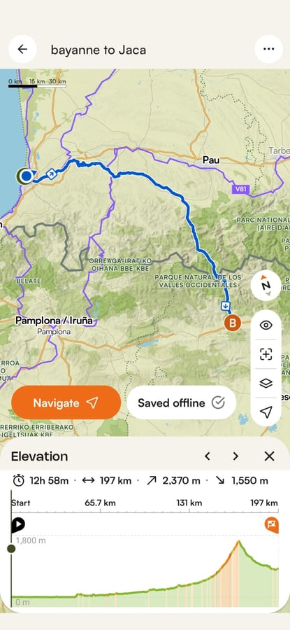 Zweite Etappe… aber ich werde den Gipfel nicht erreichen., Frankreich