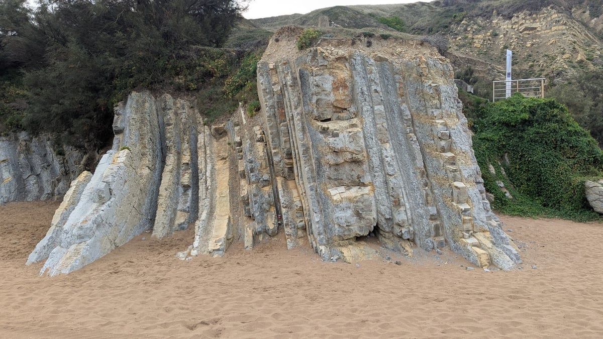 Geologie und Blumen, Spanien