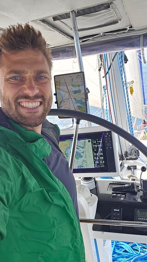 Crossing timor sea: day 1