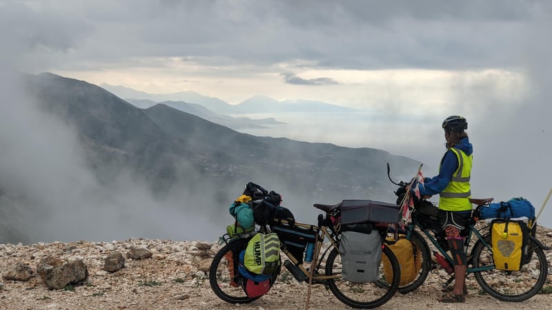Top of the Mountain, day 66 of UK to Georgia by Bike