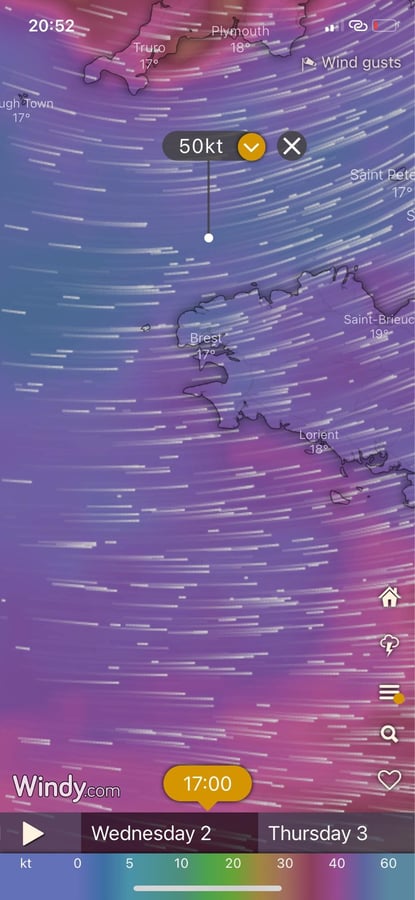 Preparados para la tormenta, Francia