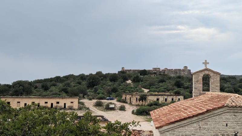 Porto Palermo Castle, day 67 of UK to Georgia by Bike