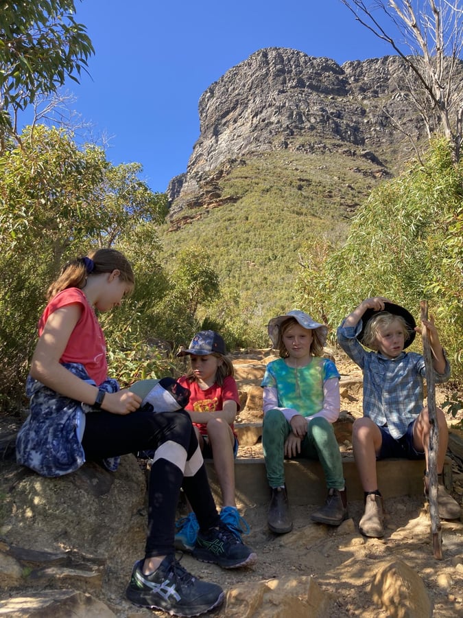 Große Wanderung hinauf zum Bluff Knoll, Australien