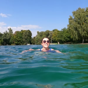 Refreshing Swim Stop by Simon &amp;amp; Lucy