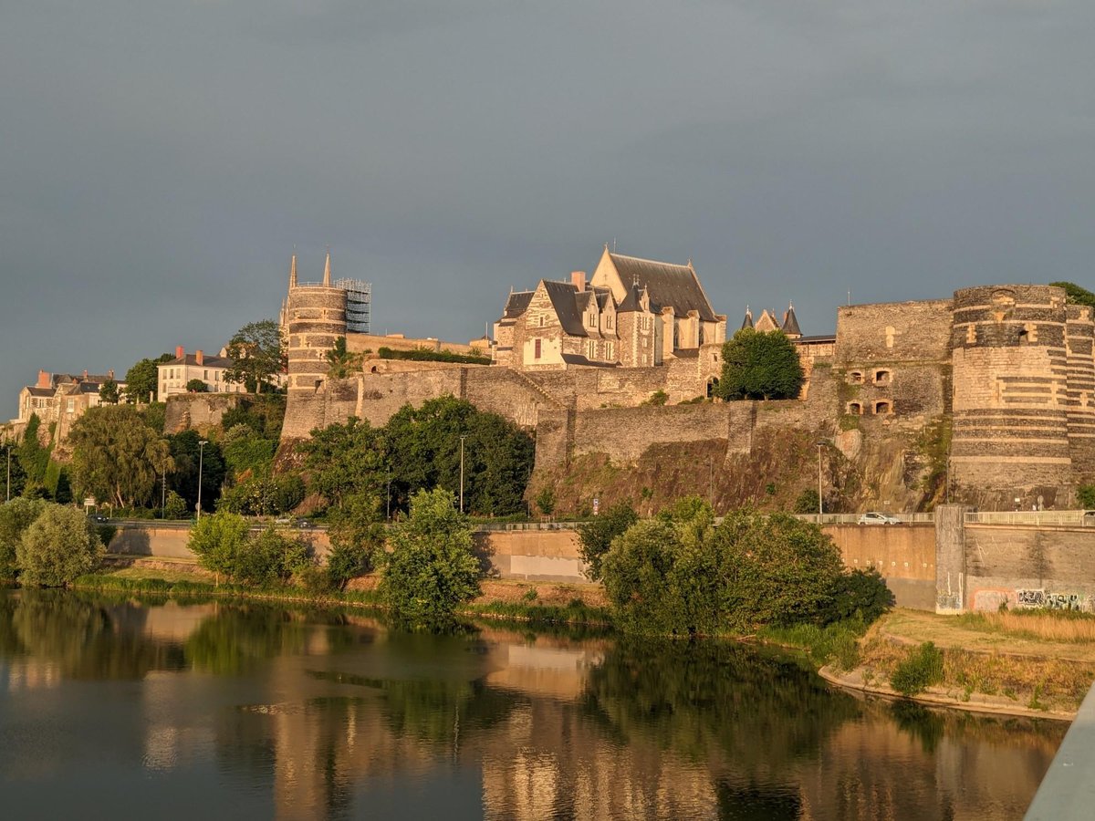 Kurzer Besuch in Angers, Frankreich