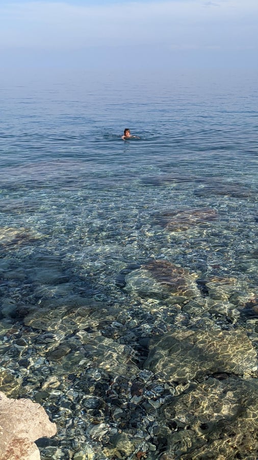Lunch And Swim, Greece