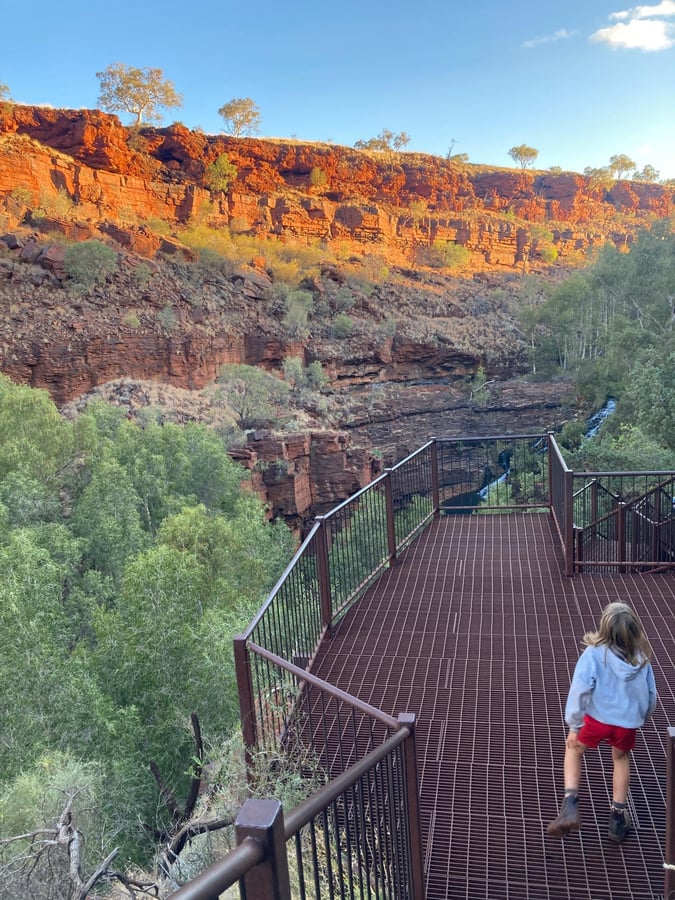 Eine weitere Schlucht an einem Regentag, Australien