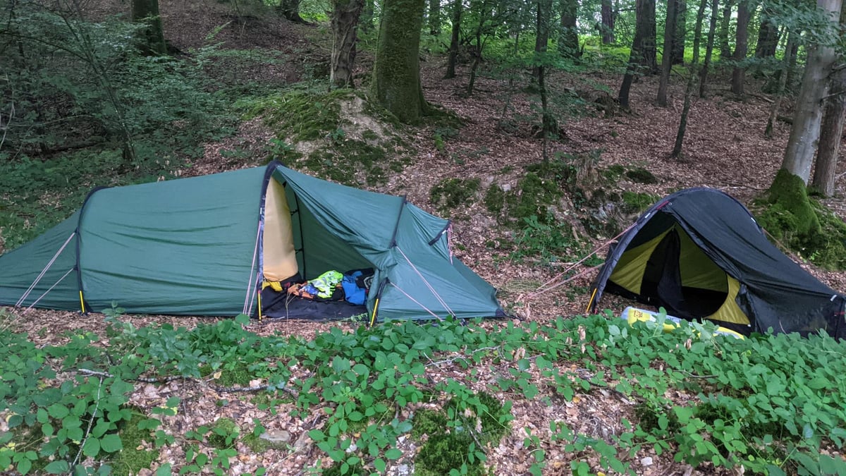 Camping In The Forest, France