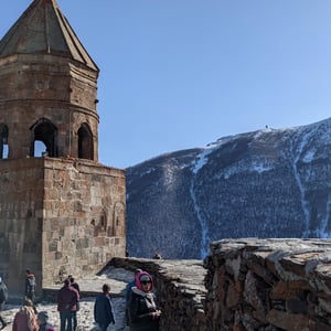View Near Mount Kazbeg by Simon &amp;amp; Lucy