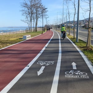 Cycle Path at Ünye by Simon &amp;amp; Lucy
