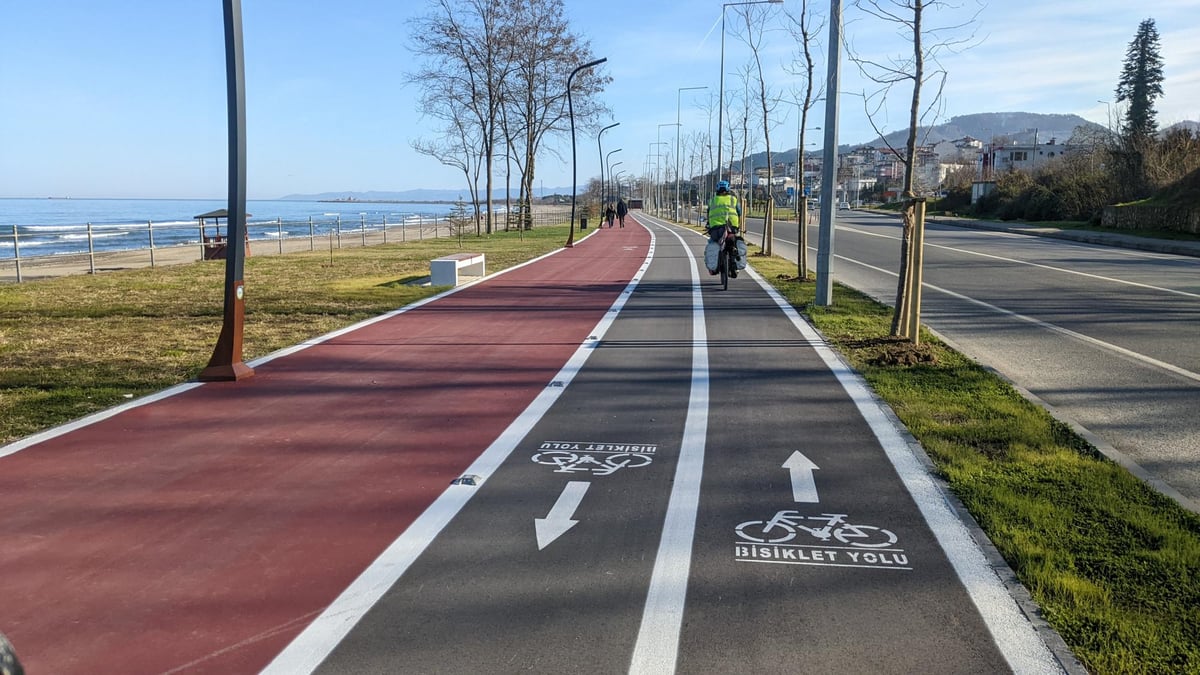 Cycle Path at Ünye, Türkiye