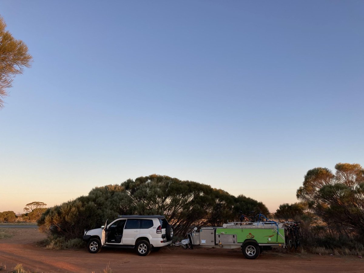 Sehr lange Fahrt nach Broken Hill, Australien