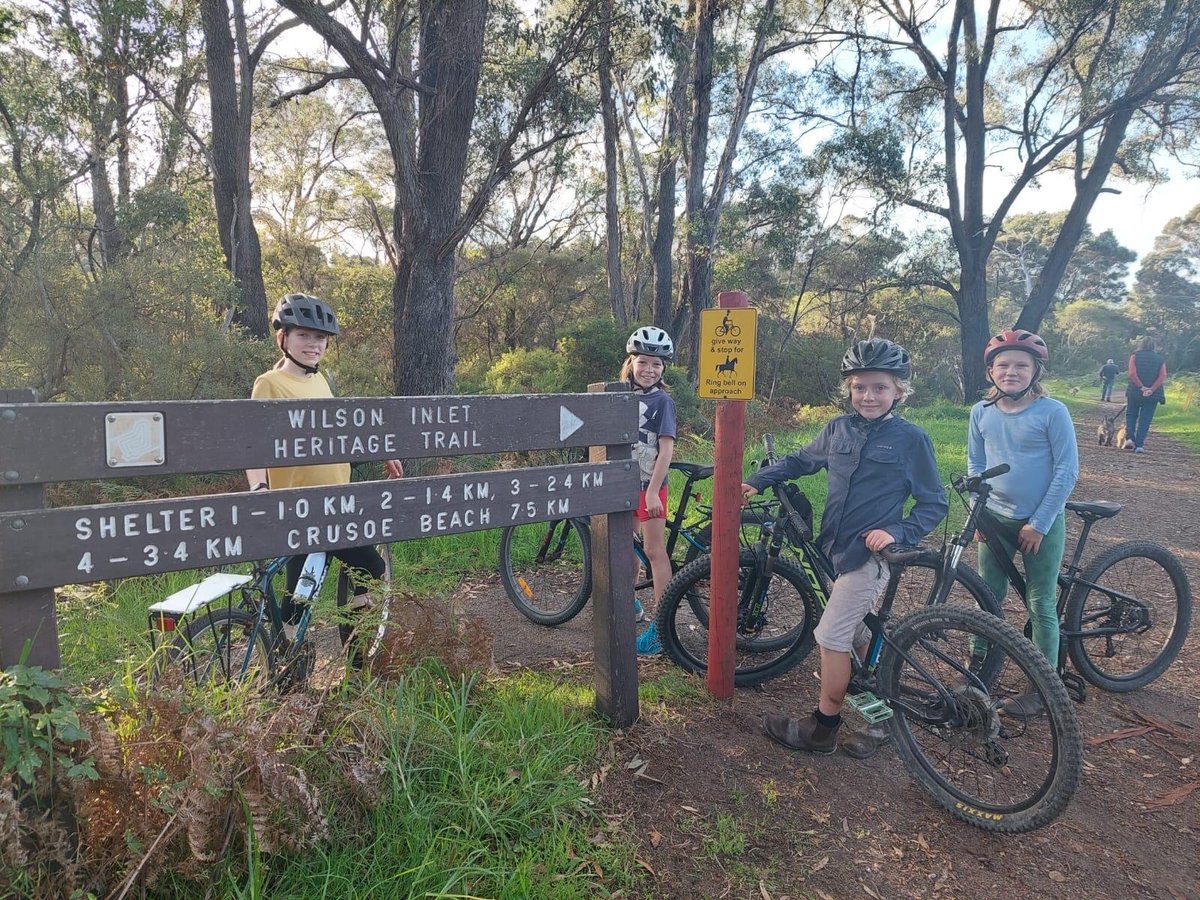 Riesige Fahrradtour, Australien