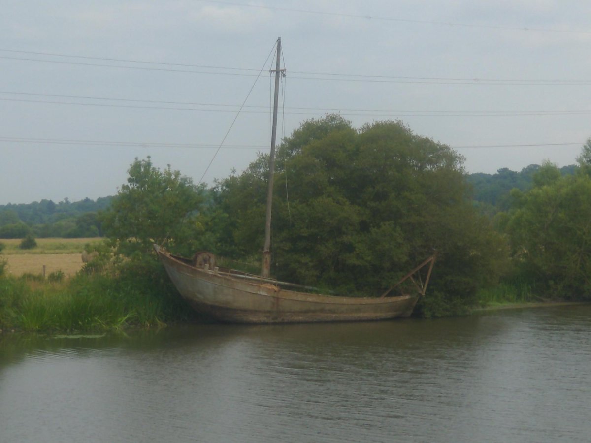 Interessantes altes Boot, Frankreich