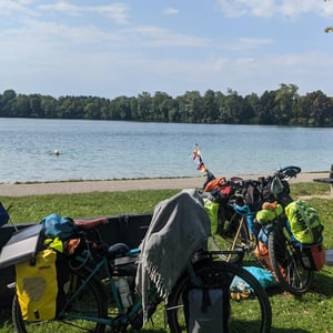 Refreshing Swim Stop by Simon &amp;amp; Lucy