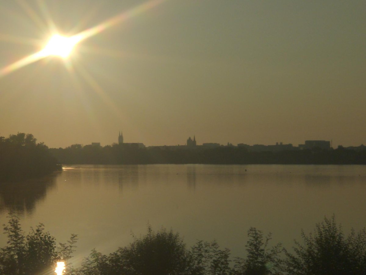 Sunrise At Angers, France