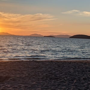 Greek Sunset by Simon &amp;amp; Lucy