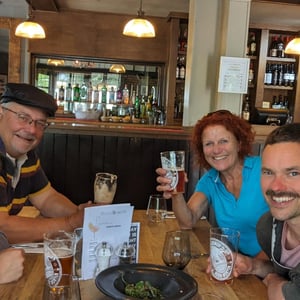 Pre-Travel Lunch by Simon &amp;amp; Lucy