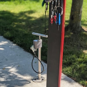 Public Bike Pump & Tools by Simon &amp;amp; Lucy