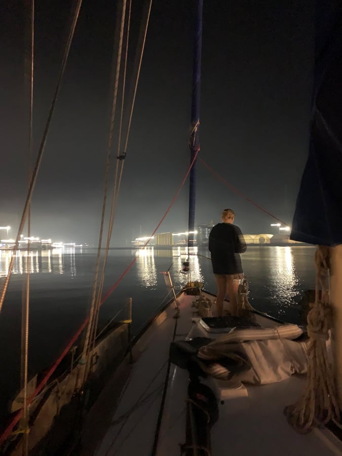 Saliendo de Avilés, España