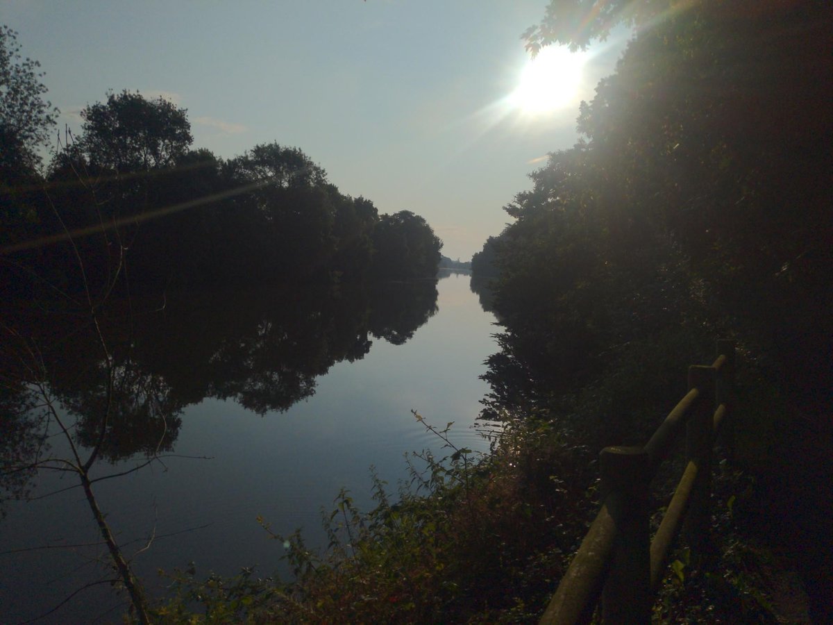 Lovely River. Mayenne, France