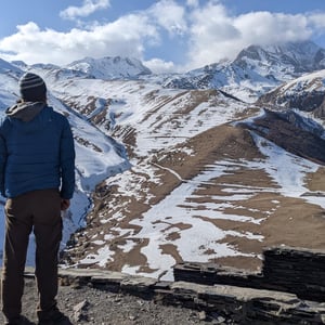 View Near Mount Kazbeg by Simon &amp;amp; Lucy