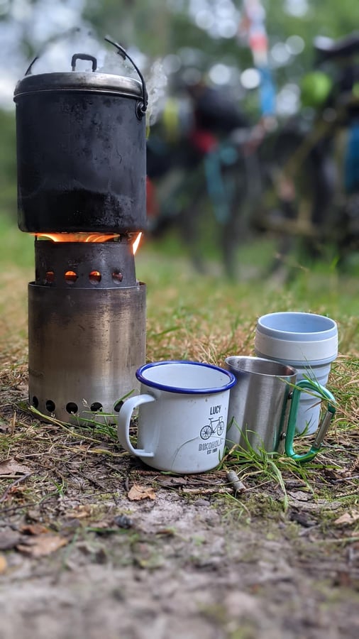Camping In The Forest, France