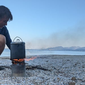 Porridge on the beach by Simon &amp;amp; Lucy