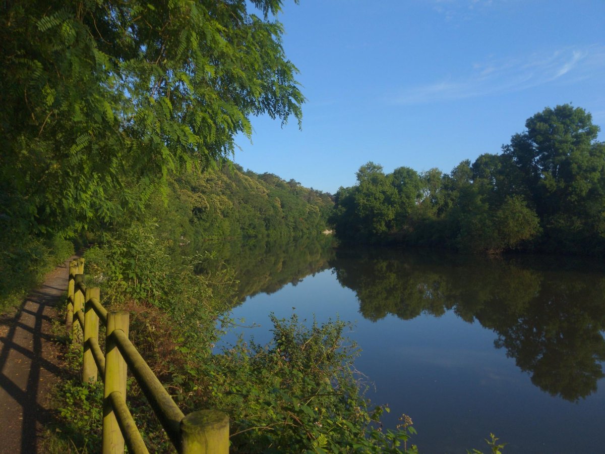 Lovely River. Mayenne, France
