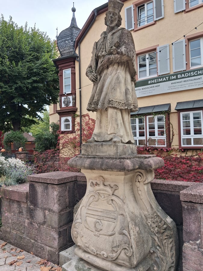 Sonnengasse, Saint Nepomuk (statue from 1734), Germany